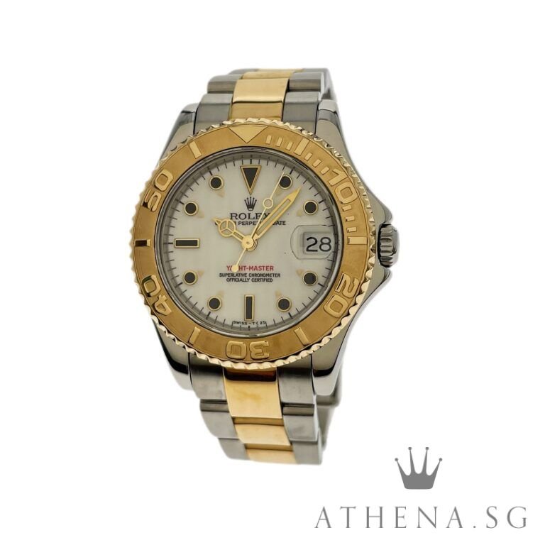 Rolex Yatch Master Full Yellow Gold White Dial - AllWatchMarket