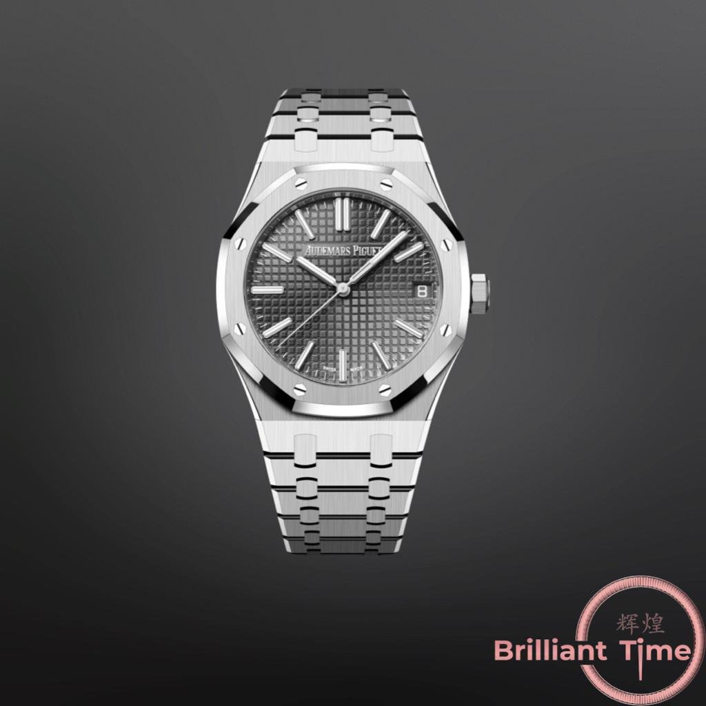 **BNIB** Audemars Piguet Royal Oak 41 15510ST Grey Dial - AllWatchMarket