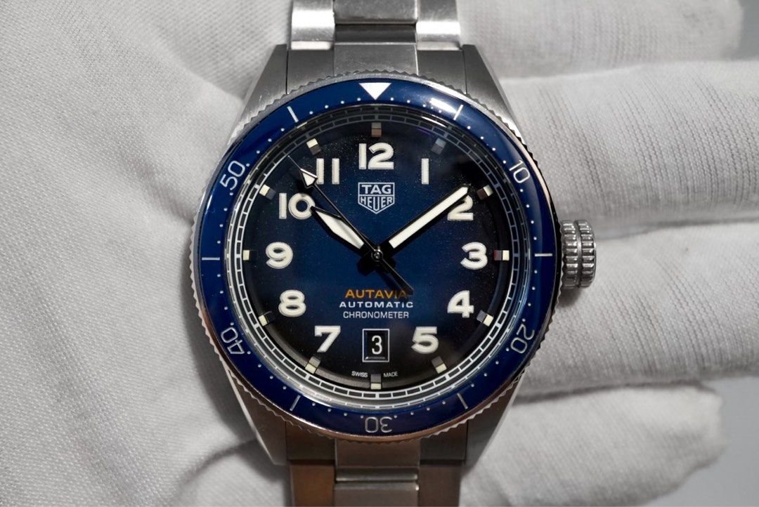 Tag heuer autavia online blue dial