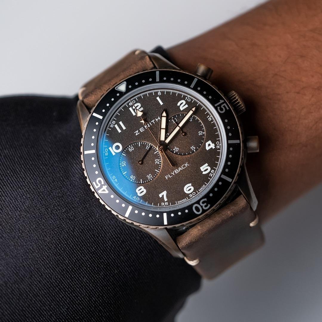 Zenith clearance bronze flyback