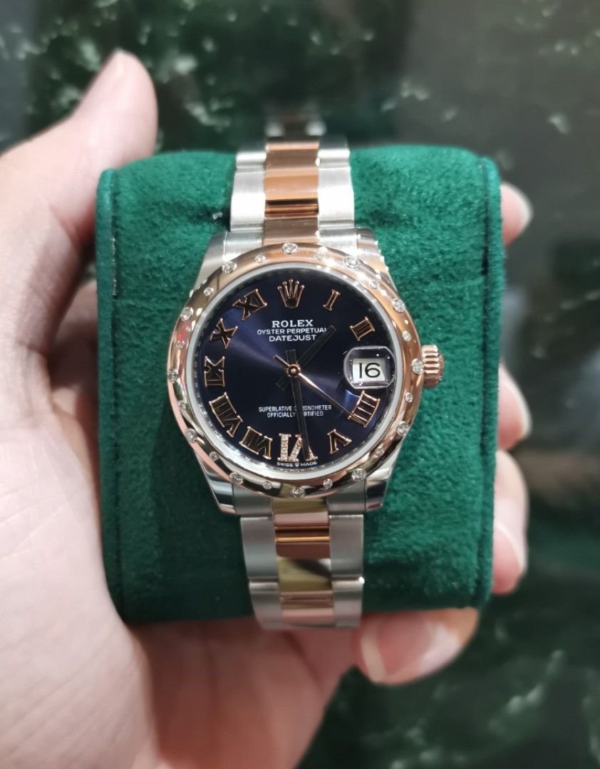 Rolex boy size 2025 rose gold