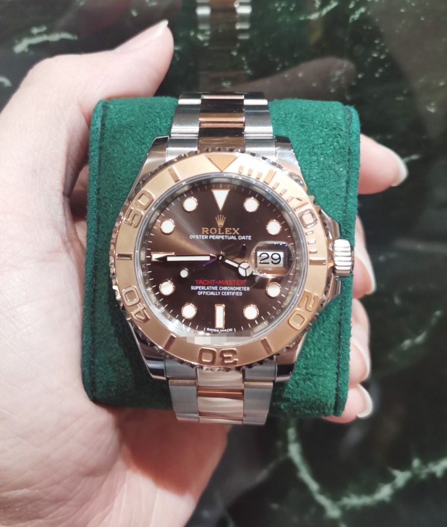 Rolex Yachtmaster rose gold chocolate - AllWatchMarket