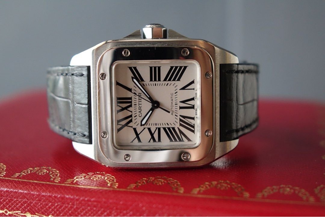 Cartier santos deals 100 midsize