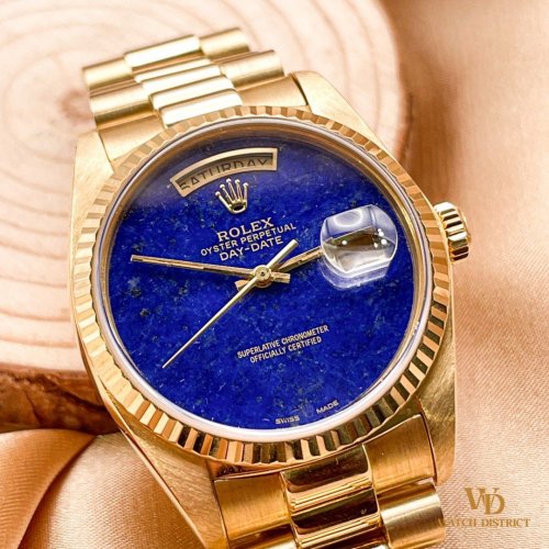 Rolex President Day Date Lapis Lazuli Custom Stone Dial AllWatchMarket